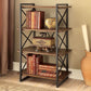 Industrial Open Etagere Bookshelf with Black Iron Frame Solid Wood Shelf Clearhalo 'Bookcases' 'furn' 'furn_bookcases' 'Furniture' 'furniture_bookcases' 'kitchen' 'kitchen_bookcases' 'Living Room Furniture' 'Office Furniture' 1200x1200_d2dce5eb-a0fb-4c3c-b618-4bc067be2946