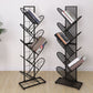 Contemporary Metal Book Shelf Vertical Etagere Shelf Bookcase for Study Room