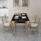 Traditional Luxury Dining Table Rectangle Marble Dinner Table with Metal Base Clearhalo ' dining_table' 'Dining Tables & Seating' 'Dining Tables' 'furn' 'furn_dining_table' 'Furniture' 'furniture_dining_table' 'Kitchen & Dining Furniture' 'kitchen&dining_furn' 'kitchen' 'kitchen_dining_table' 1200x1200_d2dd179c-e4a2-4666-99db-1eb17de9a056
