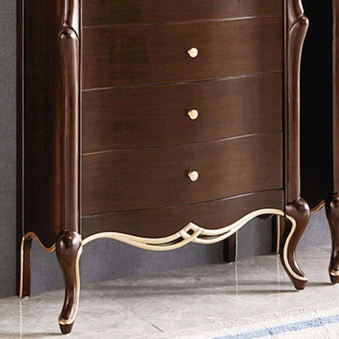 Mid-Century Modern Storage Cabinet Solid Wood 5/6-Drawer Accent Chest Clearhalo 'Cabinets & Chests' 'cabinets_chests' 'furn' 'furn_cabinets_chests' 'Furniture' 'Living Room Furniture' 1200x1200_d2de46f5-179b-4b44-b9b9-c9ae101ed31c