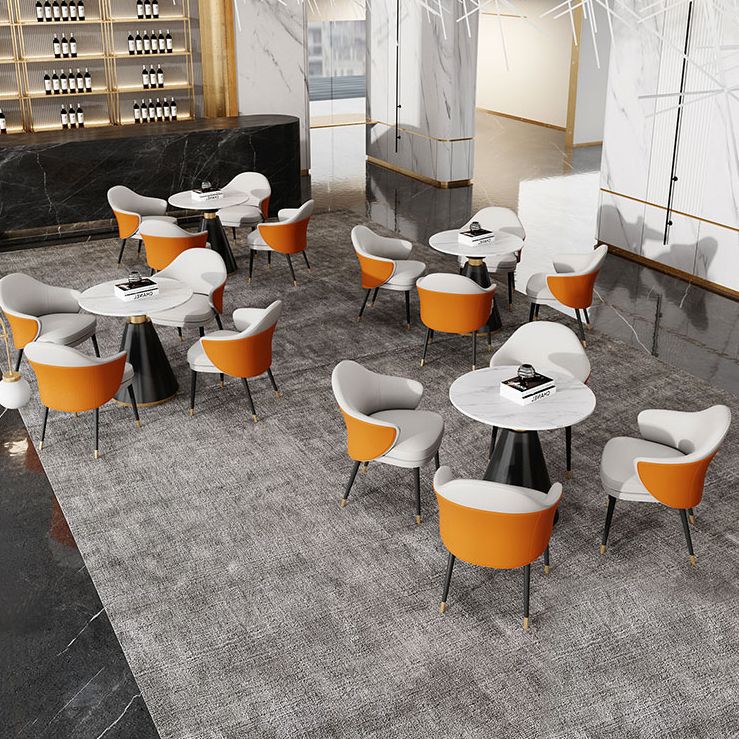 Traditional Luxury Sintered Stone Dining Room Table Round Pedestal Table Clearhalo ' dining_table' 'Dining Tables & Seating' 'Dining Tables' 'furn' 'furn_dining_table' 'Furniture' 'furniture_dining_table' 'Kitchen & Dining Furniture' 'kitchen&dining_furn' 'kitchen' 'kitchen_dining_table' 1200x1200_d2def8e1-f91e-406b-b963-8bf95f340754