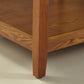 23.6"Tall Modern Wood Side Table Square End Table for Living Room