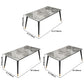 Contemporary Style Stone Dining Table Rectangle 4 Legs Table for Dining Room Clearhalo ' dining_table' 'Dining Tables & Seating' 'Dining Tables' 'furn' 'furn_dining_table' 'Furniture' 'furniture_dining_table' 'Kitchen & Dining Furniture' 'kitchen&dining_furn' 'kitchen' 'kitchen_dining_table' 1200x1200_d2e0fe1c-f263-40ec-8913-803c5b6321e8