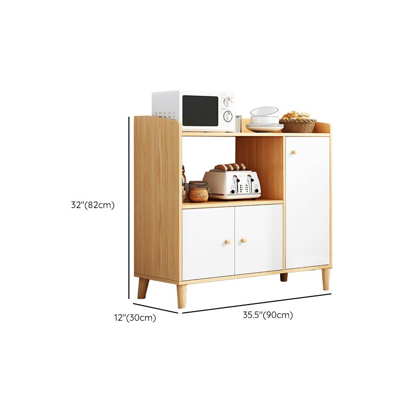 Servidor de comedor de estilo moderno servidor de madera de ingeniería para sala de estar