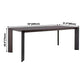 Rectangle Pine Solid Wood Table in Dark Brown Modern Dining Table with 4 Legs for Restaurant Clearhalo ' dining_table' 'Dining Tables & Seating' 'Dining Tables' 'furn' 'furn_dining_table' 'Furniture' 'furniture_dining_table' 'Kitchen & Dining Furniture' 'kitchen&dining_furn' 'kitchen' 'kitchen_dining_table' 1200x1200_d2e17c11-9680-4ffb-90d4-2fc94e62c37a