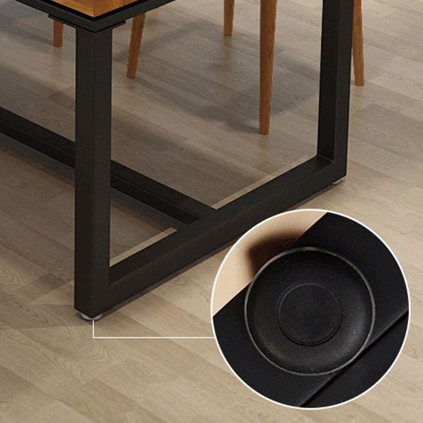 Industrial Sled Dining Table Set 1/2/5 Pieces Solid Wood Dinette Set for Shop Clearhalo 'Dining Room Sets' 'Dining Tables & Seating' 'dining_room_set' 'furn' 'furn_dining_room_set' 'Furniture' 'Kitchen & Dining Furniture' 1200x1200_d2e1c0d6-910a-48b5-ae23-964b335af398