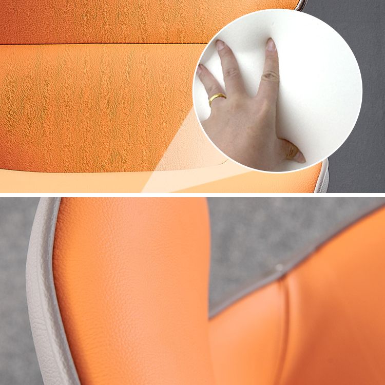 Nordic Style Leather Dining Room Chair Wingback Side Chair for Home Use Clearhalo ' kitchen&dining_furn' 'Dining Chairs' 'Dining Tables & Seating' 'dining_chair' 'Furniture' 'furniture_dining_chair' 'Kitchen & Dining Furniture' 'kitchen' 1200x1200_d2e49cba-c8fd-461d-a0b3-222fb4f430be