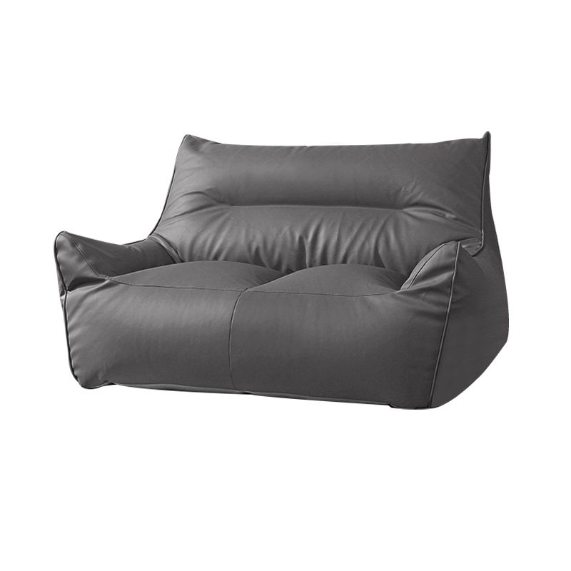 Modern Faux Leather Pillow Top Arm Sofa Sewn Pillow Back Sofa for Apartment Clearhalo 'furn' 'furn_sofas' 'Furniture' 'furniture_sofas' 'kitchen' 'kitchen_sofas' 'Living Room Furniture' 'Sofa' 'sofas' 1200x1200_d2e95cca-9352-43ef-a28c-b1ed0e124100