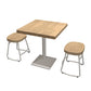 Industrial Dining Table Pine Solid Wood Table with Metal Base for Home Kitchen Dinner Clearhalo ' dining_table' 'Dining Tables & Seating' 'Dining Tables' 'furn' 'furn_dining_table' 'Furniture' 'furniture_dining_table' 'Kitchen & Dining Furniture' 'kitchen&dining_furn' 'kitchen' 'kitchen_dining_table' 1200x1200_d2e9b5d0-8625-4e69-93da-c1cca85d8e7a