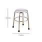 Modern Armless Backless Counter Stool Stainless Steel Laboratory Bar Stool with Pedal Clearhalo 'Bar Furniture' 'Bar Stools' 'bar_stools' 'furn' 'furn_bar_stools' 'furniture_bar_stools' 'Kitchen & Dining Furniture' 'kitchen&dining_furn' 'kitchen' 'kitchen_furn' Furniture' 1200x1200_d2eac07a-934d-4eb7-b87f-26595a95e4d1