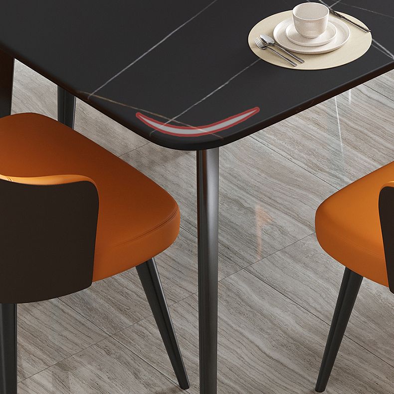 Contemporary 1/2/5/7 Pieces Dining Set Sintered Stone Dining Table Clearhalo 'Dining Room Sets' 'Dining Tables & Seating' 'dining_room_set' 'furn' 'furn_dining_room_set' 'Furniture' 'furniture_dining_room_set' 'Kitchen & Dining Furniture' 'kitchen&dining_furn' 'kitchen' 1200x1200_d2eb62ee-ffa0-4d02-a93e-14c7504a0782