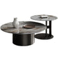 Modern Round Slate Cocktail Table Stainless Steel Pedestal Coffee Table Clearhalo 'Coffee & Accent Tables' 'Coffee Tables' 'coffee_tables' 'furn' 'furn_coffee_tables' 'Furniture' 'Living Room Furniture' 1200x1200_d2ec84de-be40-4ecb-ad99-6d2fb8d46e5c