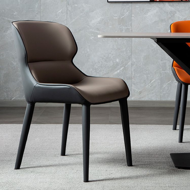 Contemporary Style Dining Chair Sponge Upholstered Side Chair for Home Clearhalo ' kitchen&dining_furn' 'Dining Chairs' 'Dining Tables & Seating' 'dining_chair' 'furn' 'furn_dining_chair' 'Furniture' 'furniture_dining_chair' 'Kitchen & Dining Furniture' 'kitchen' 1200x1200_d2ed16f3-4193-4ee4-b45c-6264fcd9b1f7