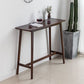 Moderner Bistro-Bartisch, rechteckiger Massivholz-Bartisch für Zuhause
