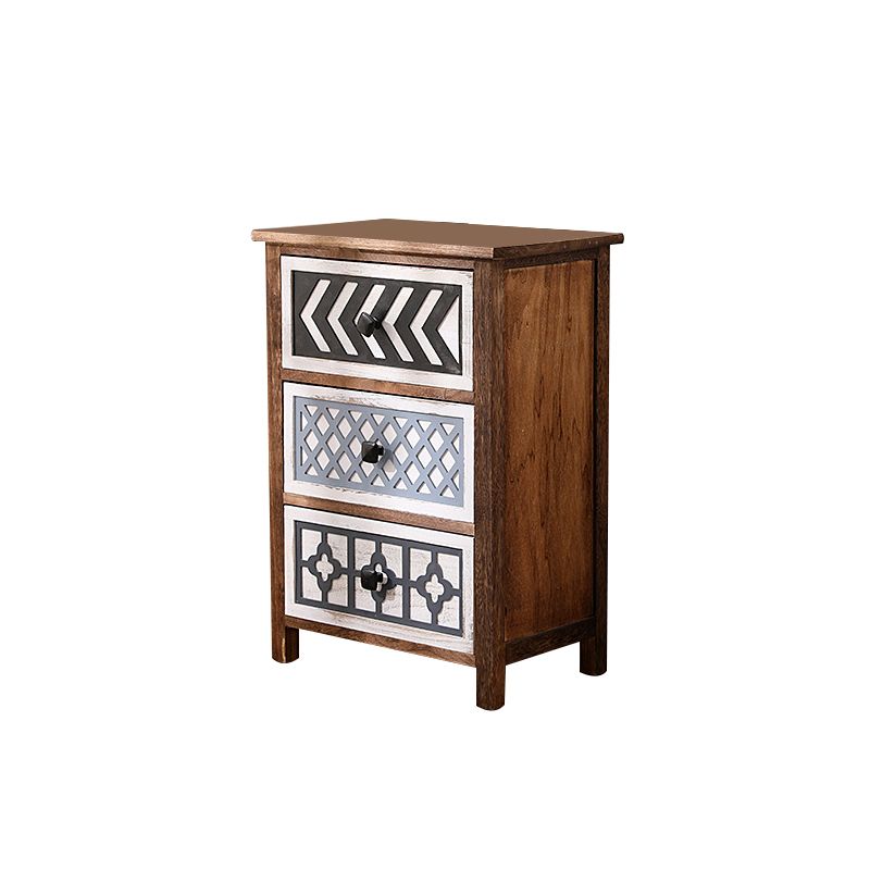 Vertikale Aufbewahrungstruhe aus Holz, traditionelle Kommode für Dessous mit Schubladen