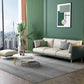 Green and White Stain Resistant Settee Sofa Leather Square Arm Loveseat Clearhalo 'furn' 'furn_sofas' 'Furniture' 'furniture_sofas' 'kitchen' 'kitchen_sofas' 'Living Room Furniture' 'Sofa' 'sofas' 1200x1200_d2f152d8-e6c7-41ed-b429-36bf366e7531