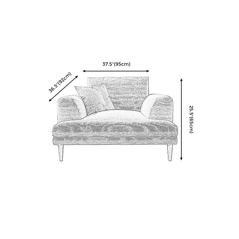 静止リビングルーム埋め込み式腕標準モダンベージュソファ