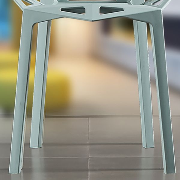 Modern Study Room Cross Back Side Chair Matte Finish Plastic Dining Chair Clearhalo ' kitchen&dining_furn' 'Dining Chairs' 'Dining Tables & Seating' 'dining_chair' 'furn' 'furn_dining_chair' 'Furniture' 'furniture_dining_chair' 'Kitchen & Dining Furniture' 'kitchen' 1200x1200_d2f51b3d-f14c-40a7-8395-6916210bbda7