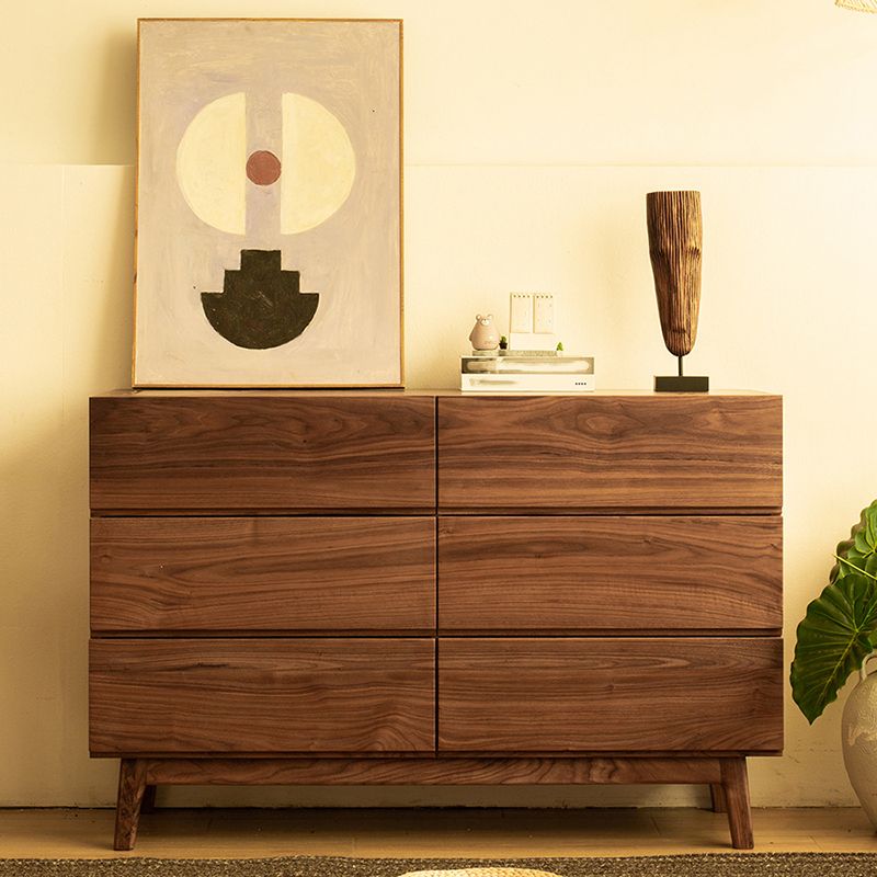 Traditional Horizontal Double Dresser Wood Storage Dresser for Bedroom Clearhalo 'Bedroom Furniture' 'Dressers & Chests' 'dressers_chests' 'furn' 'furn_dressers_chests' 'Furniture' 1200x1200_d2f68fe4-b2bb-4362-9e85-16a6182c48d8