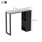 Contemporary Bar Table Bar Height Rectangle Pub Table for Home