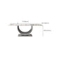 Contemporary Style Rectangle Table Sintered Stone Table with Metal Legs for Home Clearhalo 'Dining Tables & Seating' 'Dining Tables' 'dining_table' 'furn' 'furn_dining_table' 'Furniture' 'Kitchen & Dining Furniture' 1200x1200_d2fa132b-3a4f-4d72-b7e3-11326bfba82c