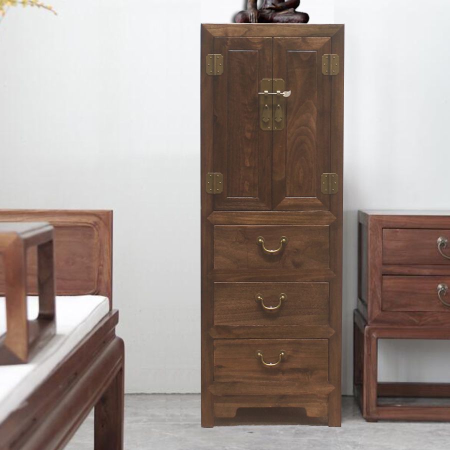 Modern Rectangle Storage Cabinet Solid Wood Cabinet with Drawer Clearhalo 'Cabinets & Chests' 'cabinets_chests' 'furn' 'furn_cabinets_chests' 'Furniture' 'Living Room Furniture' 1200x1200_d2fc78e3-630f-4618-b943-590c1dd39f4a