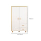 Rectangular Wardrobe Cabinet Modern Simple Wooden Wardrobe Cabinet