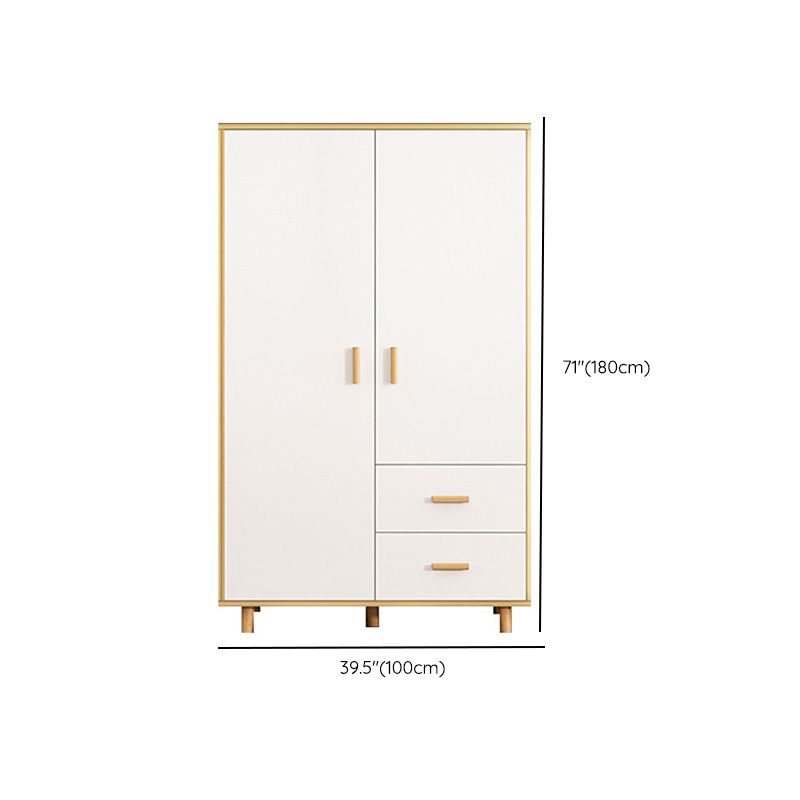 Rectangular Wardrobe Cabinet Modern Simple Wooden Wardrobe Cabinet