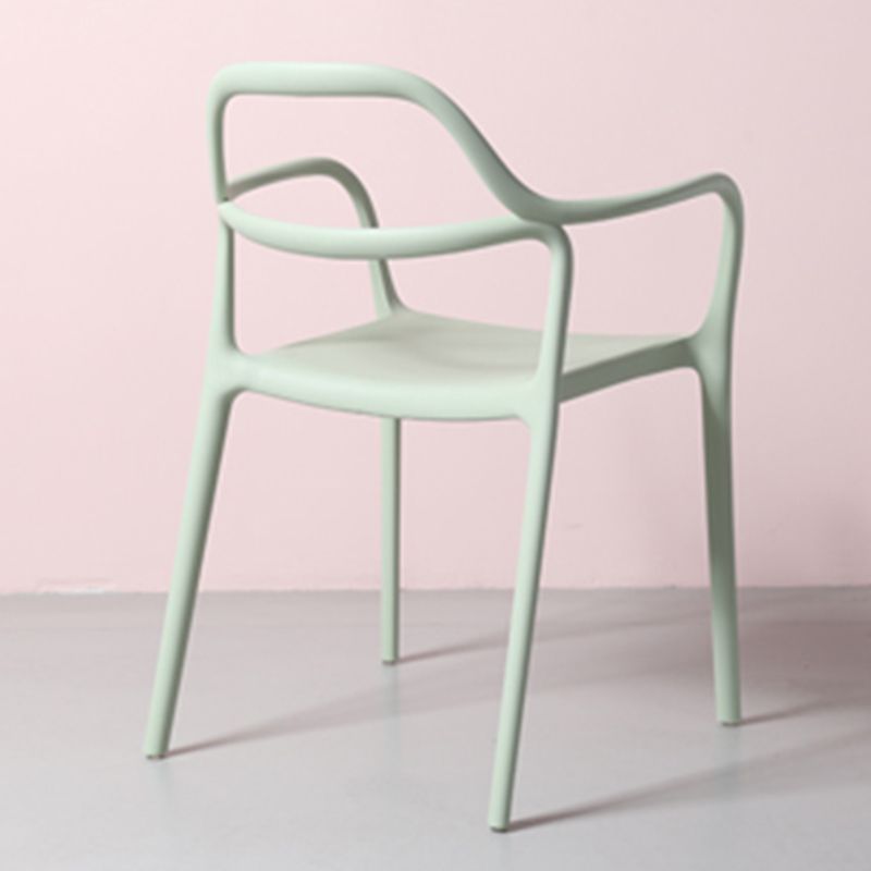 Sedia a braccio contemporaneo in plastica camera da pranzo cucina aprita sedia