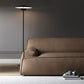 Contemporary Recessed Arm Sofa Tight Back Settee for Living Room