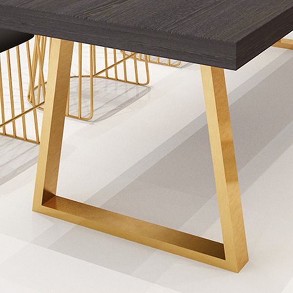 Rectangle Sled Base Home Furniture Solid Wood Dining Room Collection for Dining Room Clearhalo ' dining_table' 'Dining Tables & Seating' 'Dining Tables' 'furn' 'furn_dining_table' 'Furniture' 'furniture_dining_table' 'Kitchen & Dining Furniture' 'kitchen&dining_furn' 'kitchen' 'kitchen_dining_table' 1200x1200_d300ece4-ae42-4fc6-ad1e-403f926edc26