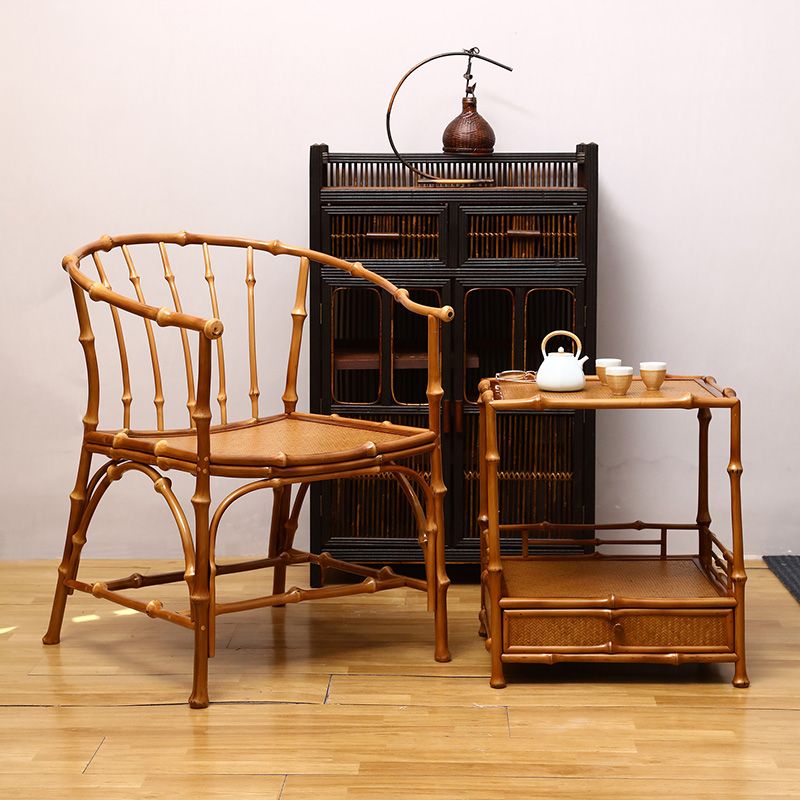 Cane Back Dining Chairs Traditional Slat Back Arm Chair for Dining Room Clearhalo 'Dining Chairs' 'Dining Tables & Seating' 'dining_chair' 'furn' 'furn_dining_chair' 'Furniture' 'Kitchen & Dining Furniture' 1200x1200_d3019f17-205c-4c63-9256-7c4136f8d03a