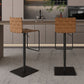 Industrial Leather Bar Stool Backrest Adjustable Counter Stool for Living Room Clearhalo 'Bar Furniture' 'Bar Stools' 'bar_stools' 'furn' 'furn_bar_stools' 'Furniture' 'Kitchen & Dining Furniture' 1200x1200_d301b6e0-1dbe-40b0-b375-fa8388db5637