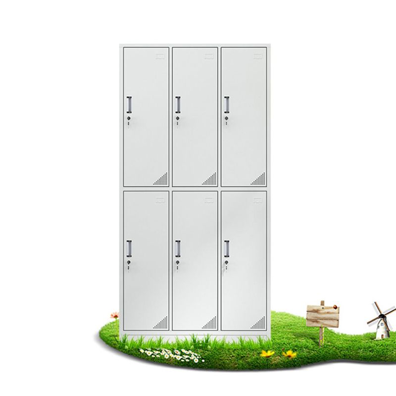 Modern Style Metal Wardrobe White Colour Wardrobe Closet for Home