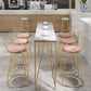 1/7 Pieces Pub Dining Set Contemporary Bar Stool and Table Set