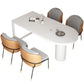 Metal Modern Free Form Dining Table Solid Wood Top Table for Dining Room and Kitchen Clearhalo ' dining_table' 'Dining Tables & Seating' 'Dining Tables' 'furn' 'furn_dining_table' 'Furniture' 'furniture_dining_table' 'Kitchen & Dining Furniture' 'kitchen&dining_furn' 'kitchen' 'kitchen_dining_table' 1200x1200_d3066660-7515-42e9-9b5b-c73d5aa44575