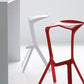 Tabouret de bar en plastique industriel Tabouret de hauteur de bar empilable d'intérieur