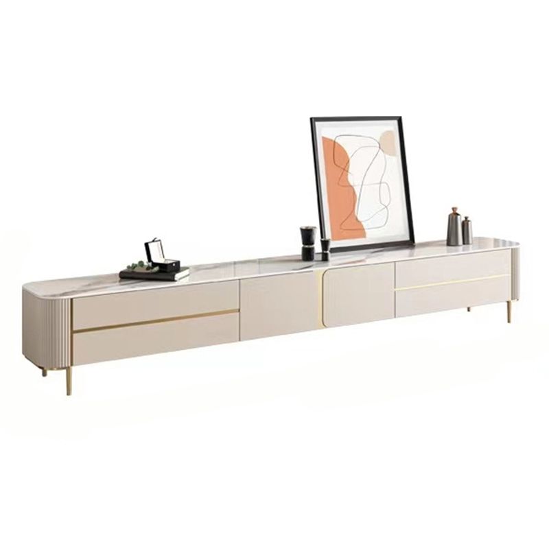 Glam Media Console Stone Media Console TV Stand with Drawers Clearhalo 'furn' 'furn_tv_stands_entertainment_centers' 'Furniture' 'Living Room Furniture' 'TV Stands & Entertainment Centers' 'TV Stands & Media Storage Furniture' 'tv_stands_entertainment_centers' 1200x1200_d308c42b-c9d8-49fc-bd38-c140bd253d16