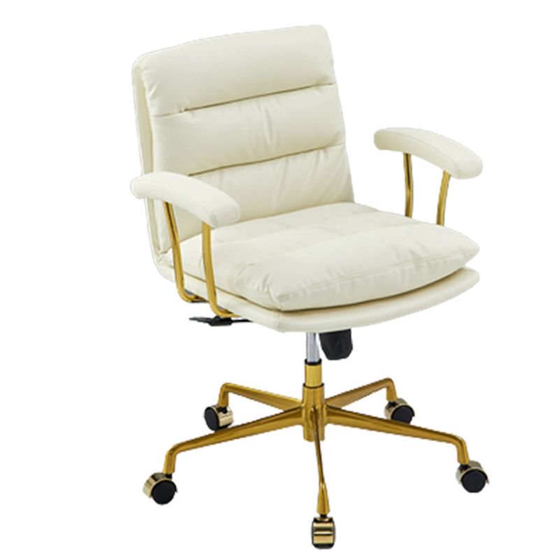 Contemporary Arm Chair Upholstered Adjustable Seat Height Office Chair Clearhalo 'furn' 'furn_office_chair' 'Furniture' 'Office Chairs' 'Office Furniture' 'office_chair' 1200x1200_d30c1067-affe-4592-8468-95d6297ae417