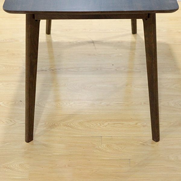 Rectangle Dining Table Modern Dinner Room Solid Wood Table with 4 Legs Base Clearhalo ' dining_table' 'Dining Tables & Seating' 'Dining Tables' 'furn' 'furn_dining_table' 'Furniture' 'furniture_dining_table' 'Kitchen & Dining Furniture' 'kitchen&dining_furn' 'kitchen' 'kitchen_dining_table' 1200x1200_d30cdeda-e30e-4598-9afb-62f043af0d51