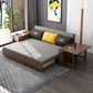 29 "Sofa contemporain de large Futon Grey Storage Tissu Sleeper Sleepa