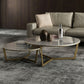Glam White Frame Coffee Table Round Slate Top Cocktail Table Clearhalo 'Coffee & Accent Tables' 'Coffee Tables' 'coffee_tables' 'furn' 'furn_coffee_tables' 'Furniture' 'Living Room Furniture' 1200x1200_d310cdc5-0d86-4023-9883-5928f4ac4fb2