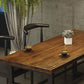 Rectangle Dining Table Industrial Home Kitchen Trestle Base Table