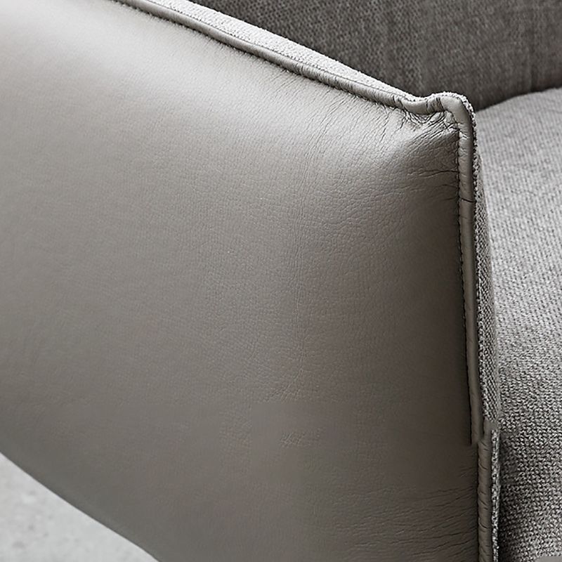 Contemporary Linen 4-Star Tight Back Accent Armchair in Grey Clearhalo 'Accent Chairs' 'accent_chairs' 'Chairs & Seating' 'furn' 'furn_accent_chairs' 'Furniture' 'Living Room Furniture' 1200x1200_d31478d2-d7cc-4255-aec5-611d351d8eb1