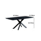 Modern Sintered Stone Rectangle Table Set 1/2/5/7 Pieces Dining Set