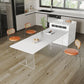 Kitchen Contemporary Dinner Table Stone Rectangle Dining Table Clearhalo 'Dining Tables & Seating' 'Dining Tables' 'dining_table' 'furn' 'furn_dining_table' 'Furniture' 'Kitchen & Dining Furniture' 1200x1200_d3168c4f-d7f8-414d-bbae-ae86d9a3c81e