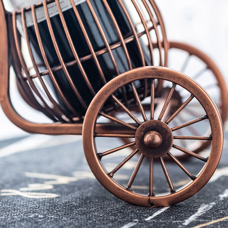 Glam Tabletop Wine Rack Metal Wine Bottle & Glass Rack for Living Room Clearhalo 'furn' 'furn_wine_racks' 'Furniture' 'Kitchen & Dining Furniture' 'Wine Racks' 'wine_racks' 1200x1200_d318019a-e8f4-4404-922d-d14bb2b9a7d7