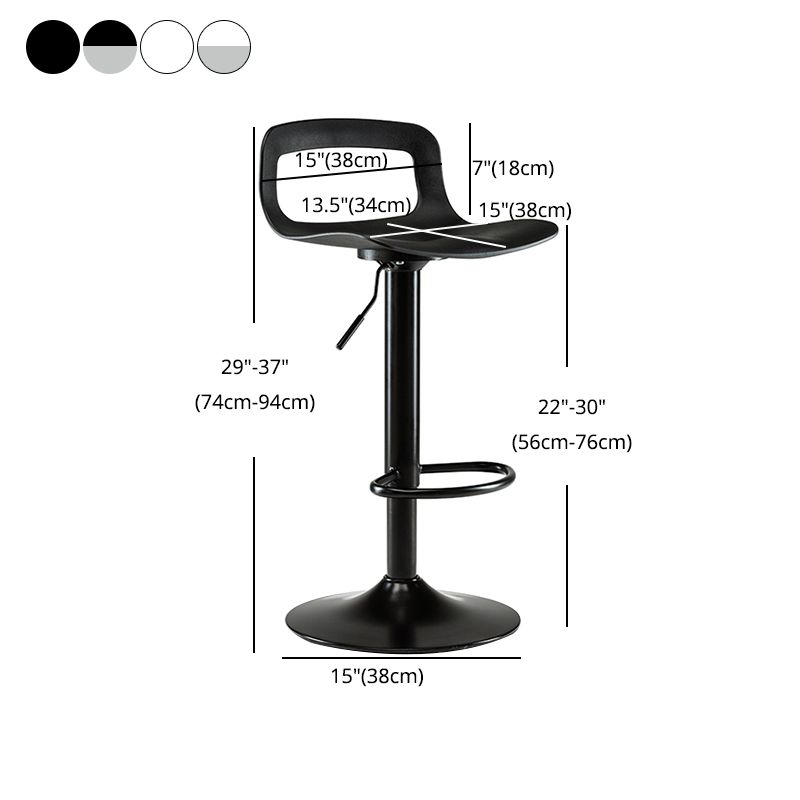 Nordic PP Plastic Seats Barstool Rotating Lifting Bar Stool for Kitchen Clearhalo 'Bar Furniture' 'Bar Stools' 'bar_stools' 'furn' 'furn_bar_stools' 'furniture_bar_stools' 'Kitchen & Dining Furniture' 'kitchen&dining_furn' 'kitchen' 'kitchen_furn' Furniture' 1200x1200_d3190c18-788c-4125-9c3e-9aeaaa109038