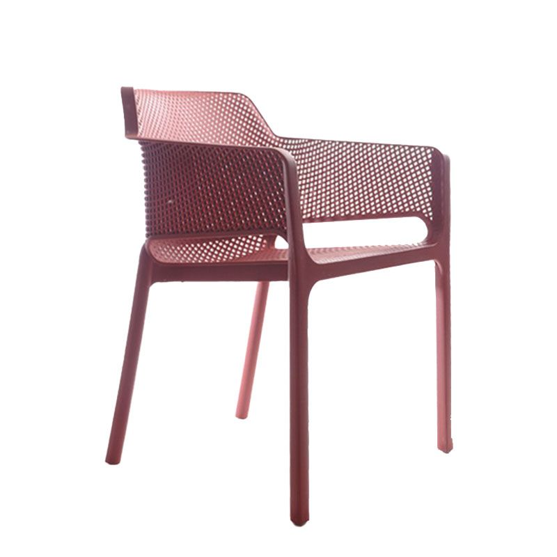Chaise de restauration de cuisine contemporaine fauteuil en plastique