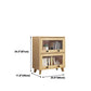 11.8" W Closed Storage Bookcase Modern Wooden Bookshelf with Glass Doors Clearhalo 'Bookcases' 'furn' 'furn_bookcases' 'Furniture' 'Office Furniture' 1200x1200_d31d71c5-666b-4e10-9703-8a35e808146f